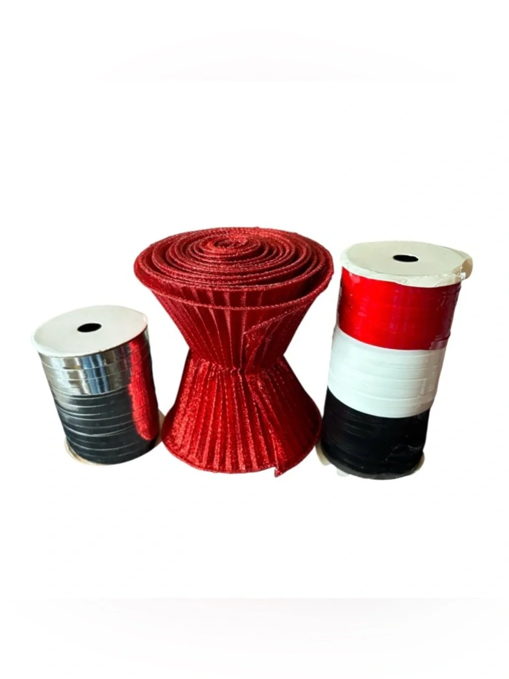 Bundle of 3 Rolls of New Ribbons.